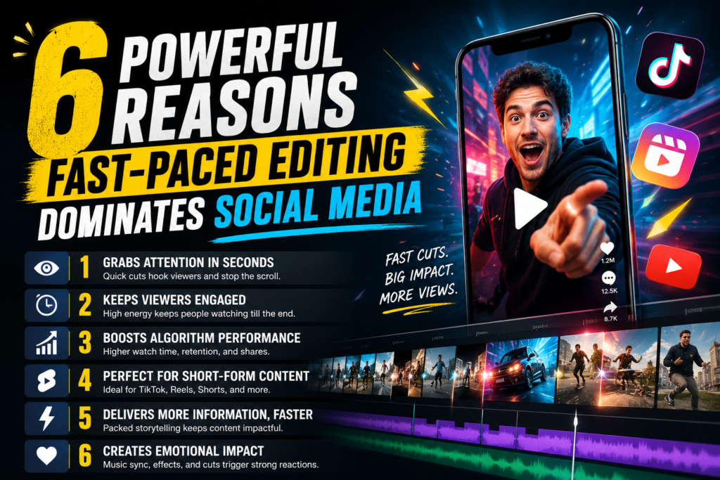fast-paced editing